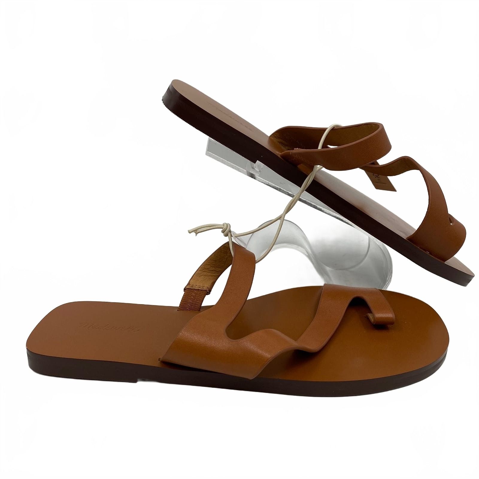 Madewell Brown Leather Strappy Sandals