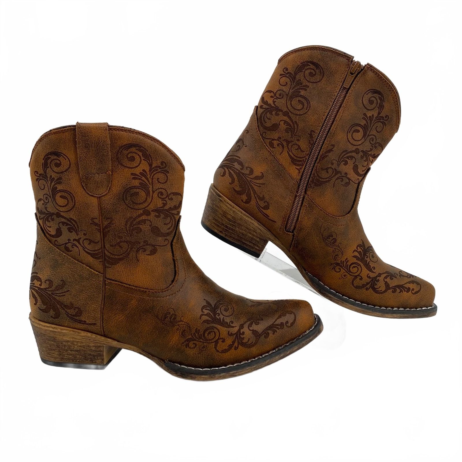 Roper Brown Western Boots