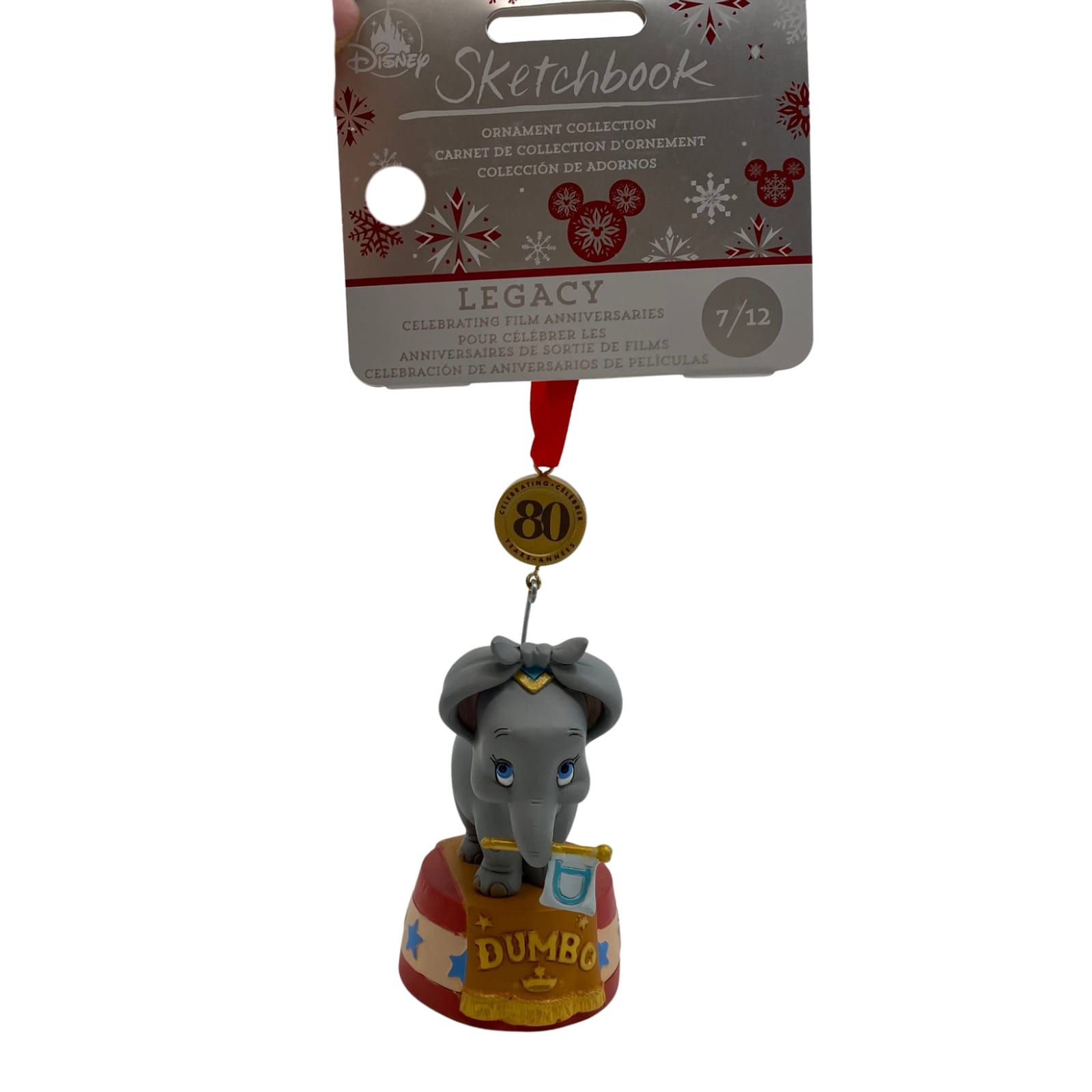 Disney Gray Dumbo Sketchbook Ornament