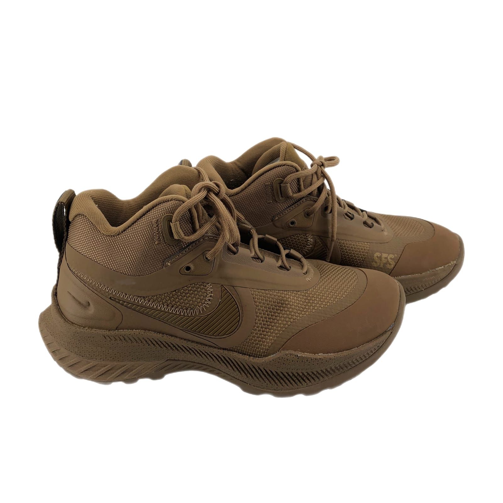 Nike Brown Leather Ankle Boots & Booties