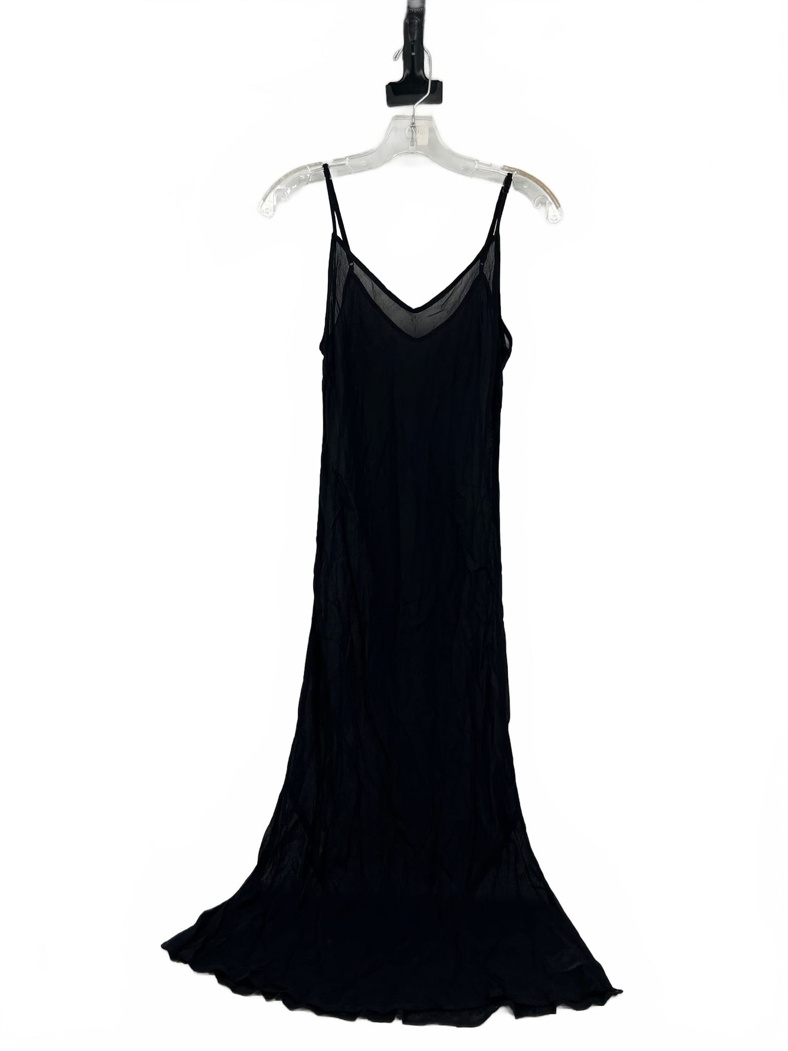 Reformation Black Sheer Maxi Dress