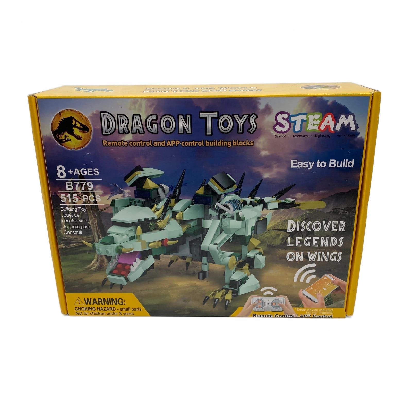 Steam Green Dragon RC Toy