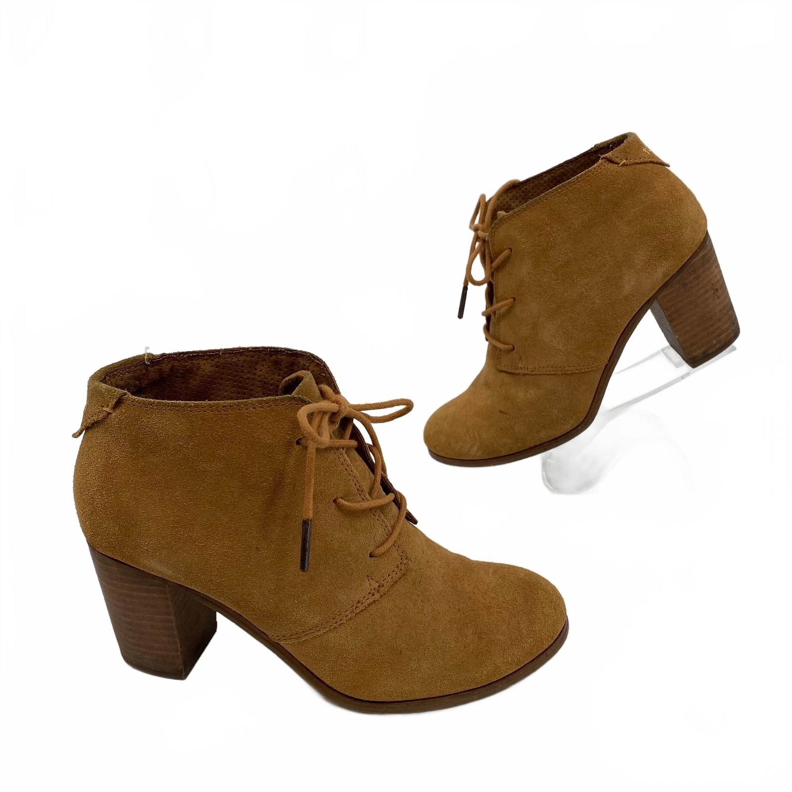 Toms Tan Ankle Boots