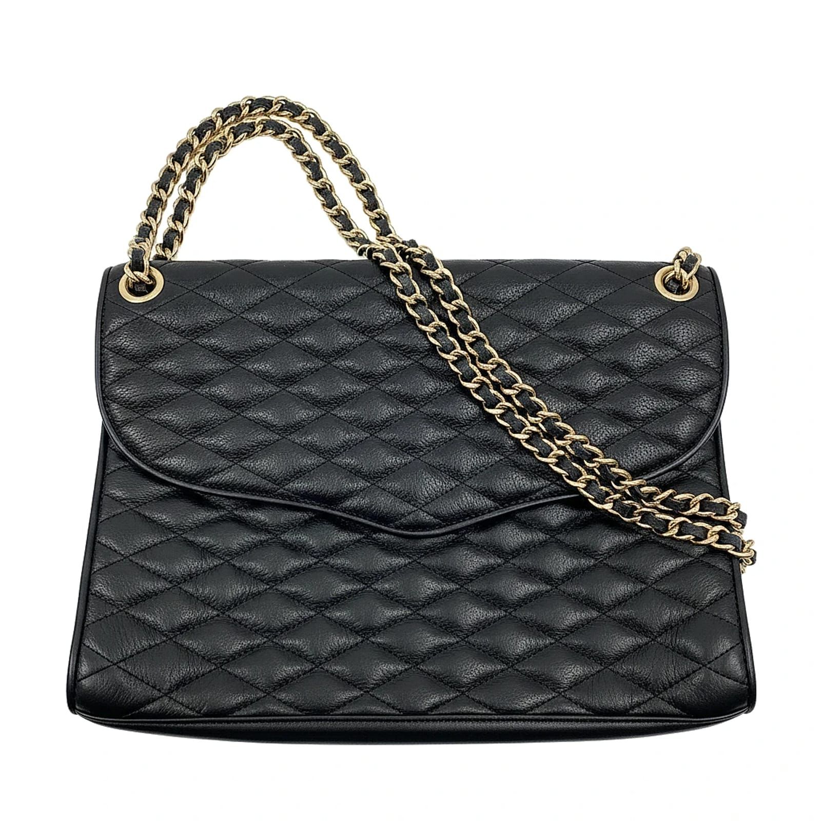 Rebecca Minkoff Black Leather Quilted Shoulder Bag