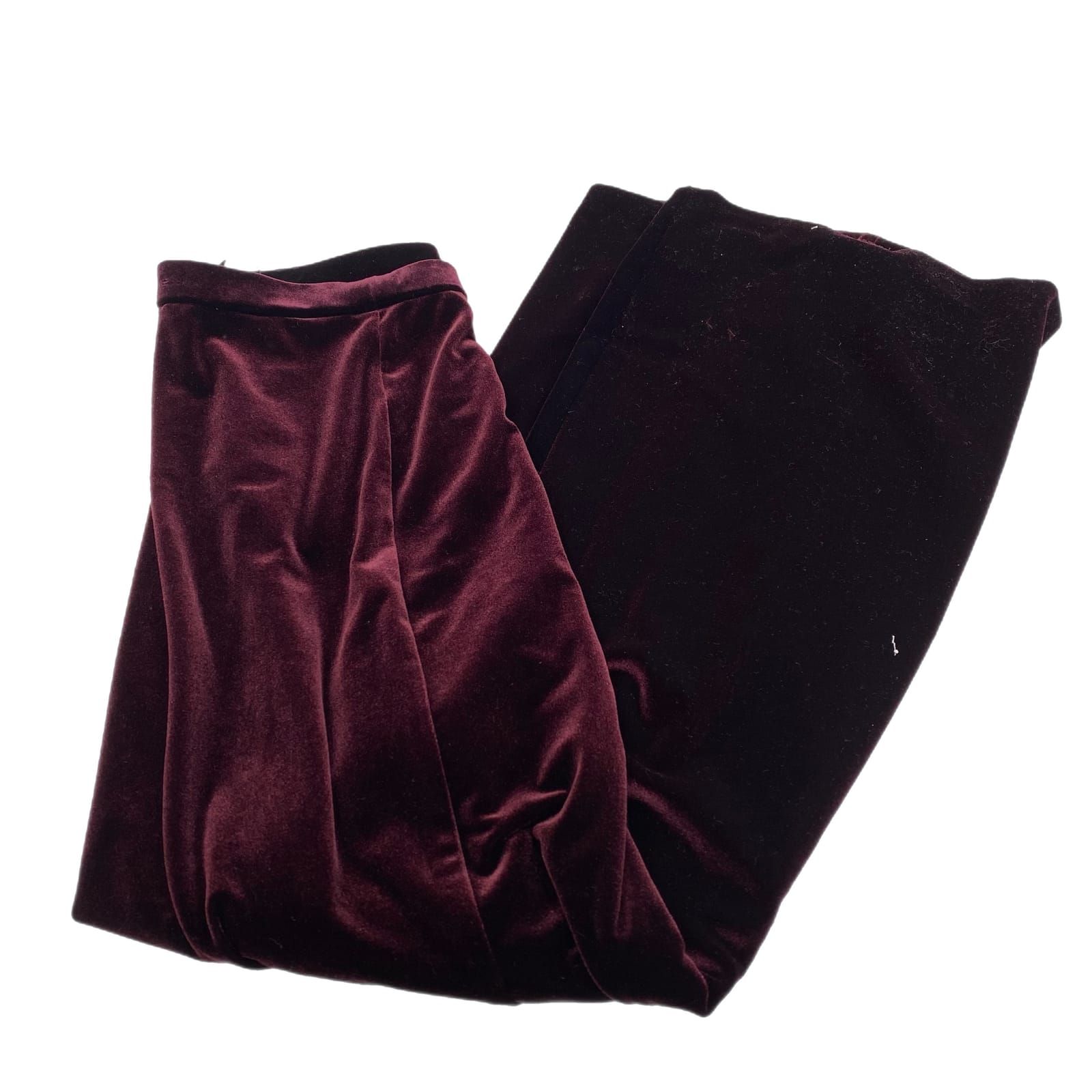 Tadashi Shoji Purple Velvet Maxi Skirt