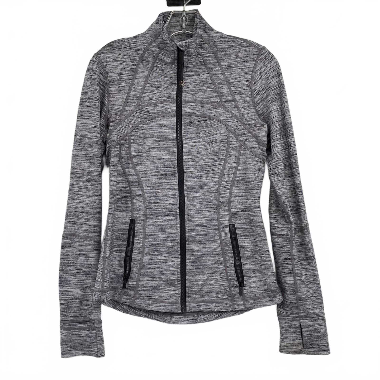 lululemon Gray Athletic Zip-Up Jacket