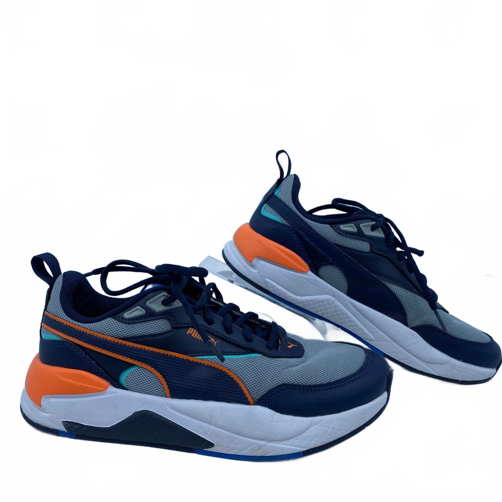 Puma Blue/Orange X-Ray Clean Sneakers