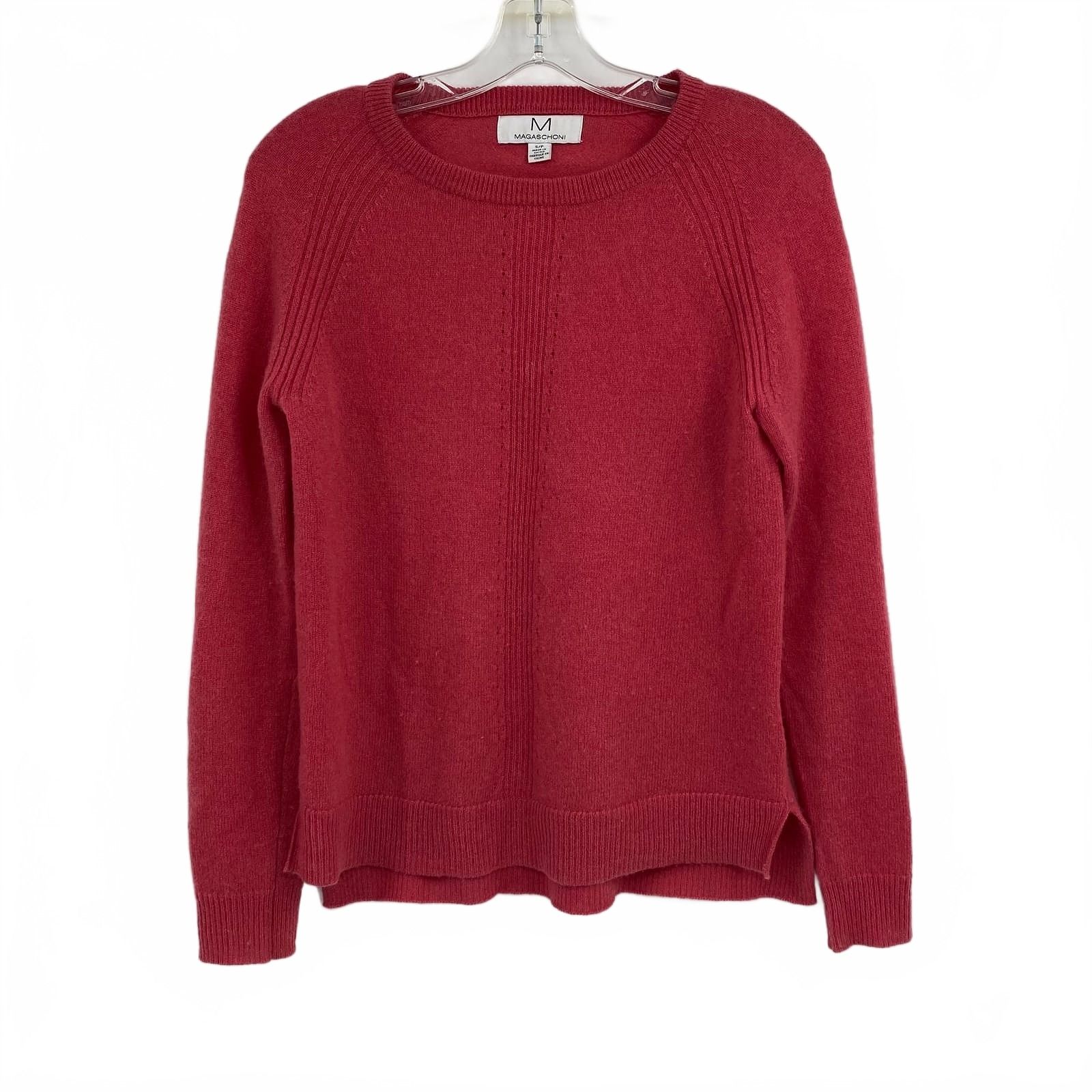 Magaschoni Pink Sweater Crew Neck