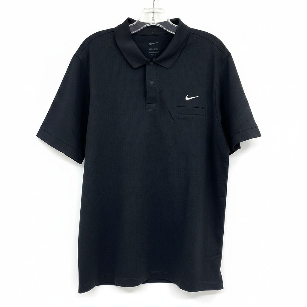 Nike Black Synthetic Polo Shirt