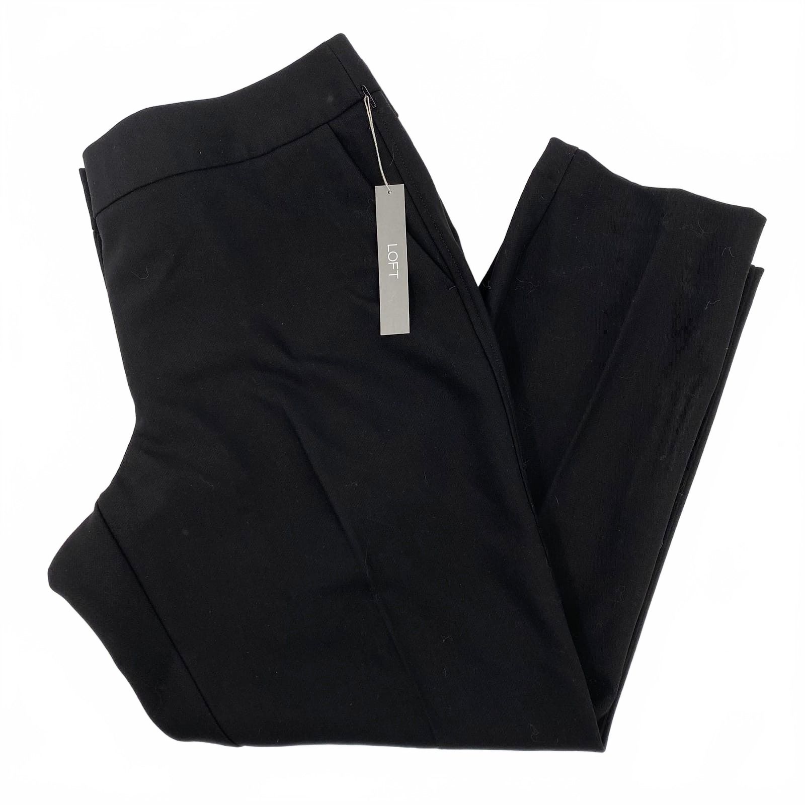 LOFT Black Julie Slim Dress Pants
