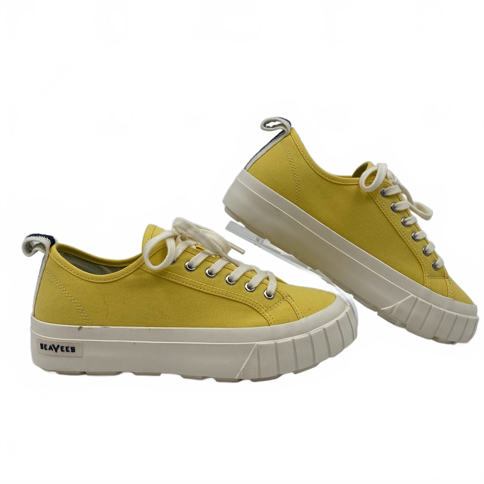 SeaVees Yellow Melrose Platform Sneakers