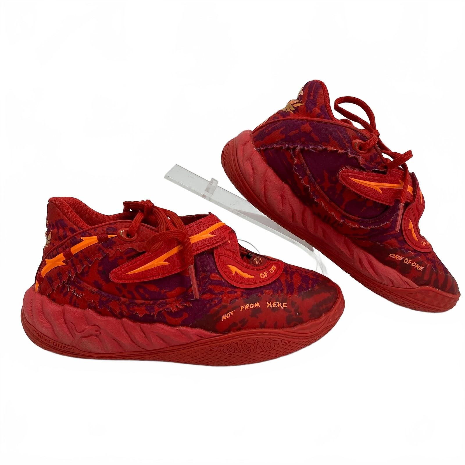 Puma Red Orange Lamelo Ball Sneakers