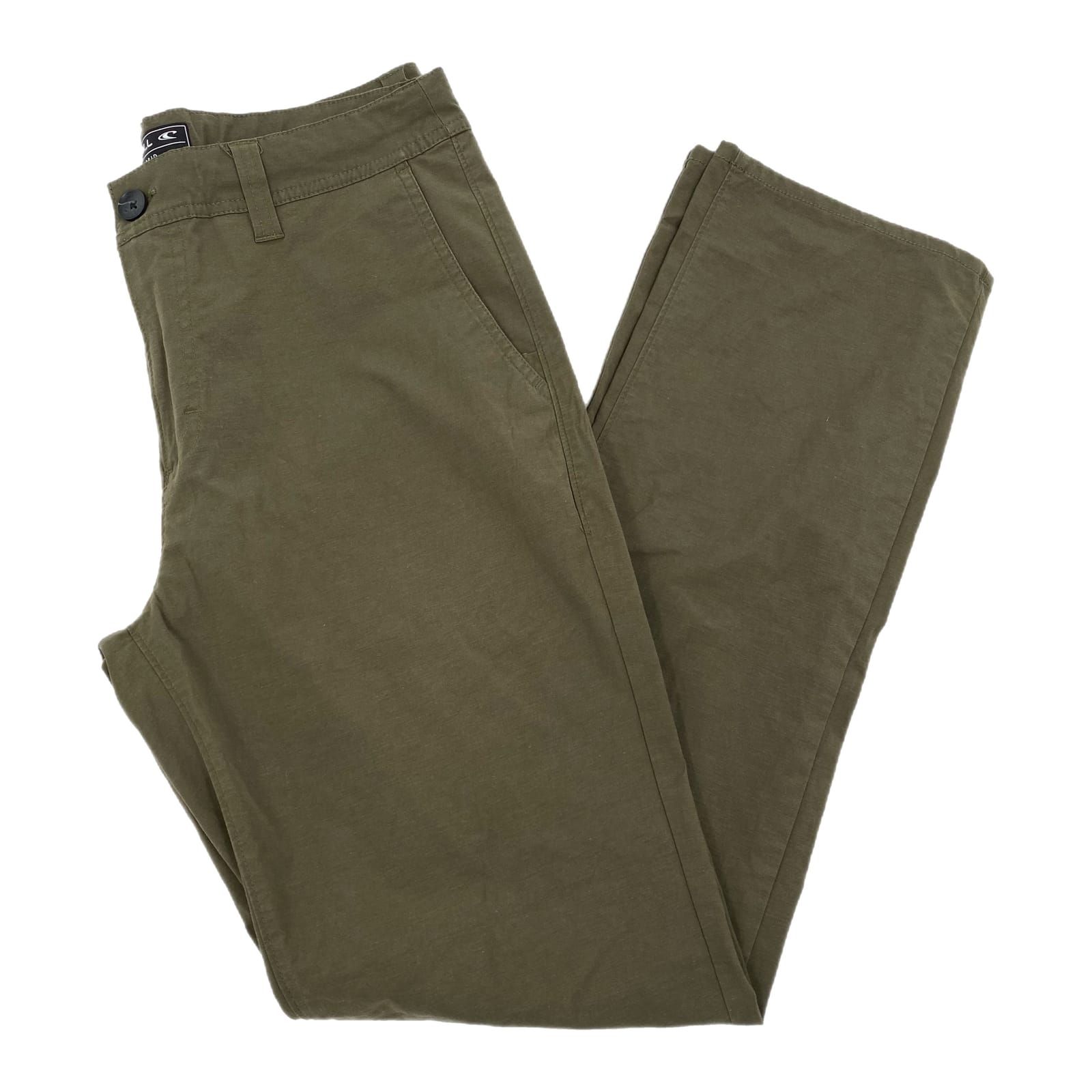 O'Neill Green Cotton-Nylon Chino Pants