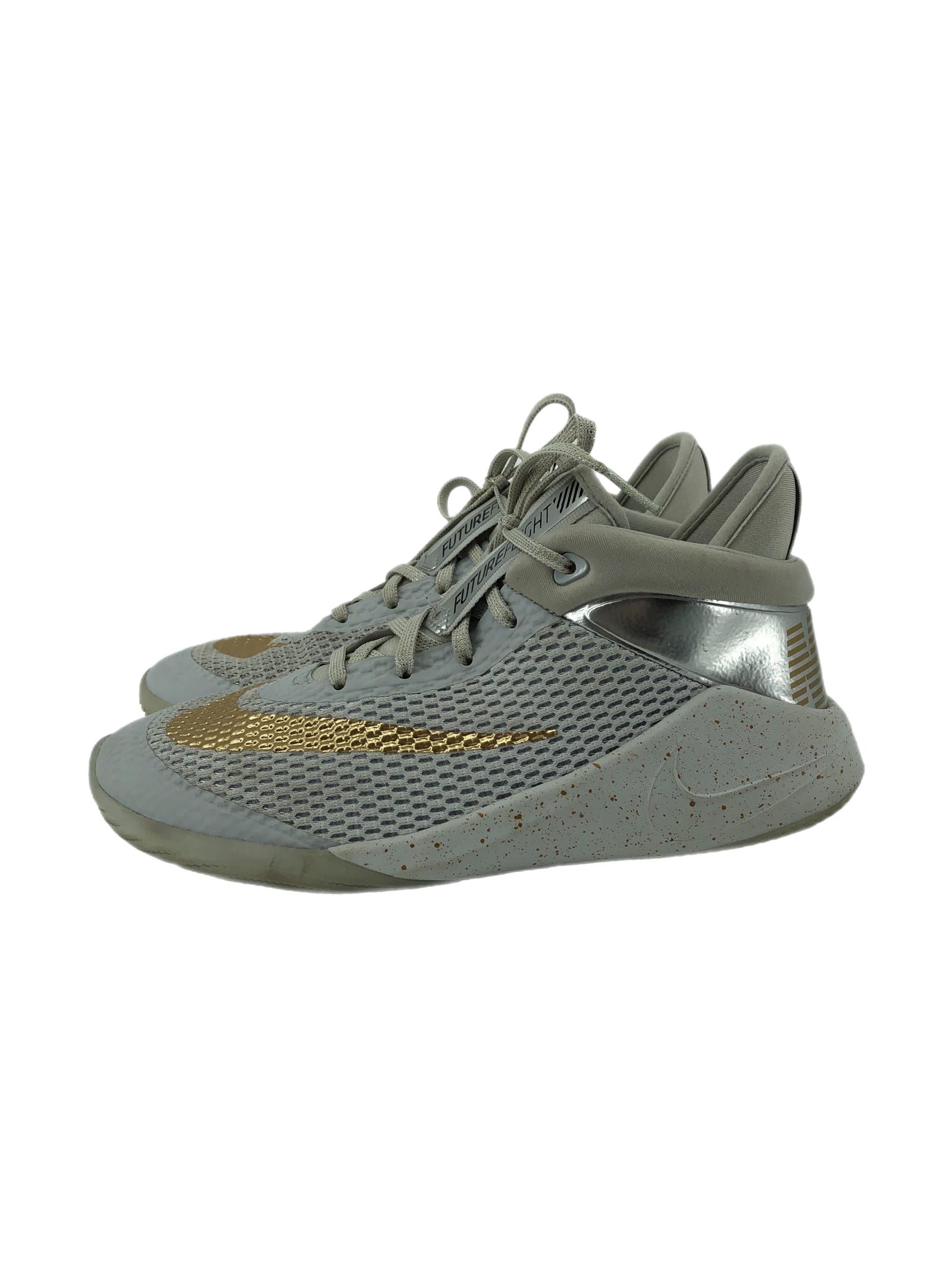 Nike Gray & Gold Athletic Sneakers