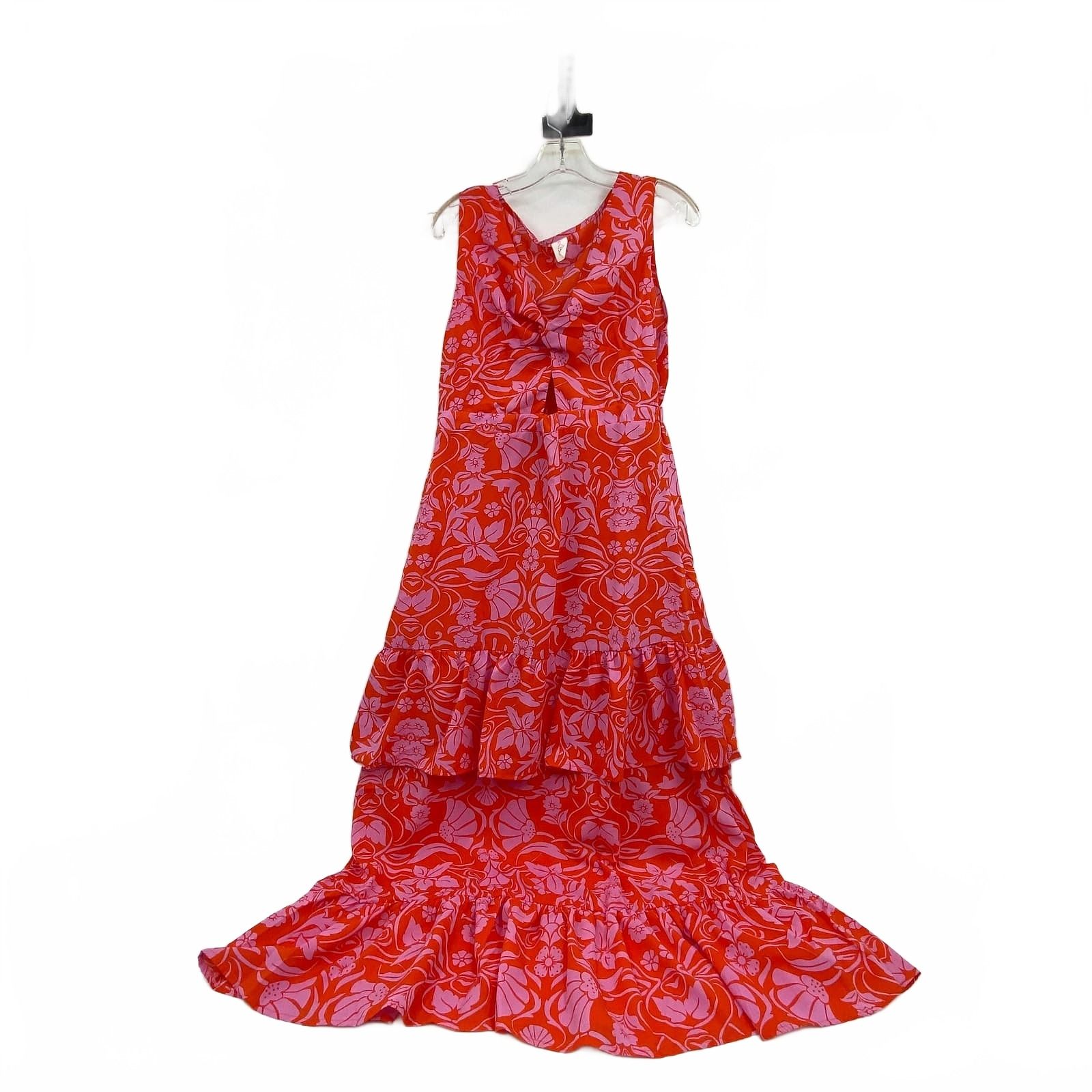 Like Love Pink Floral Maxi Dress