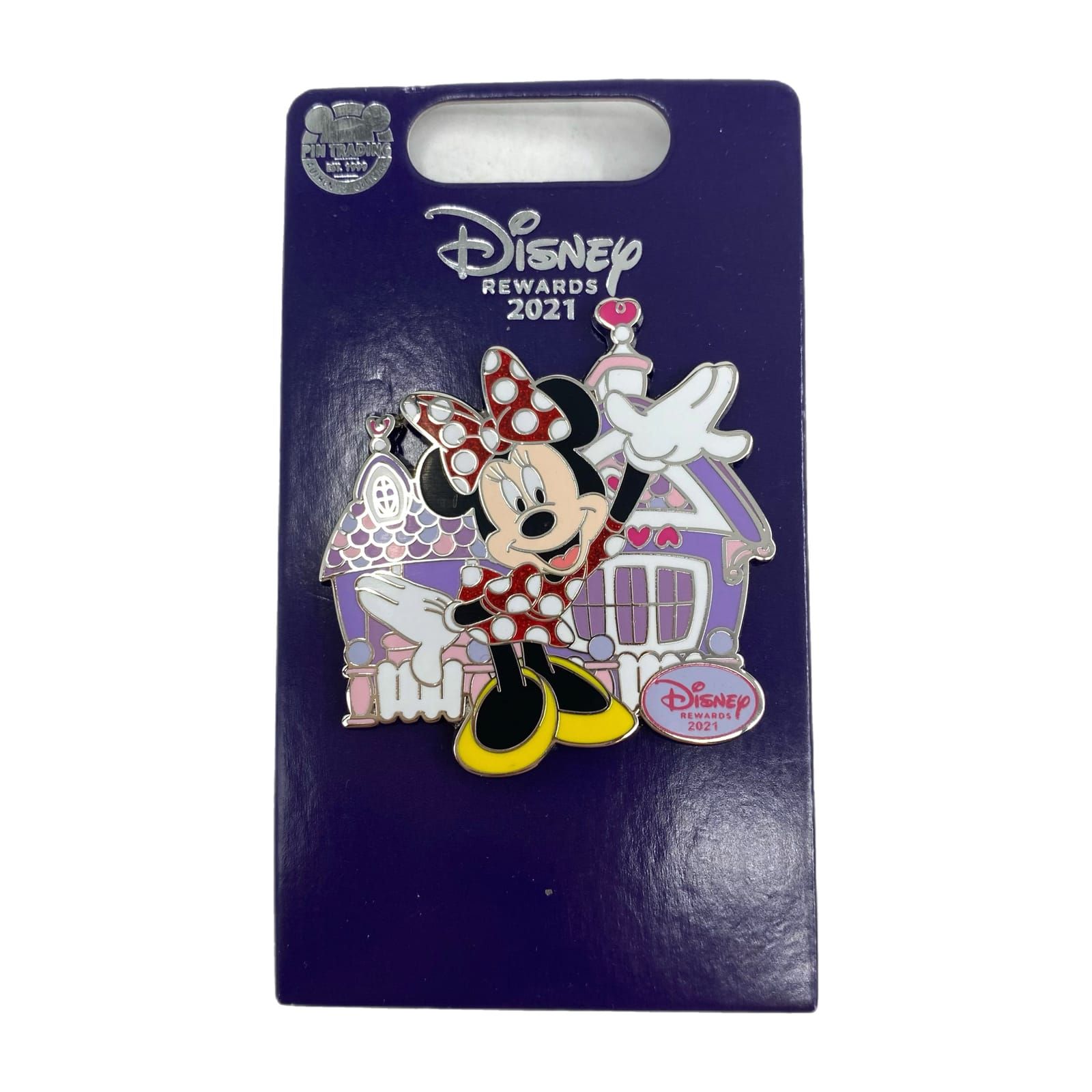 Disney Purple 2021 Rewards Minnie Mouse Collectible Pin