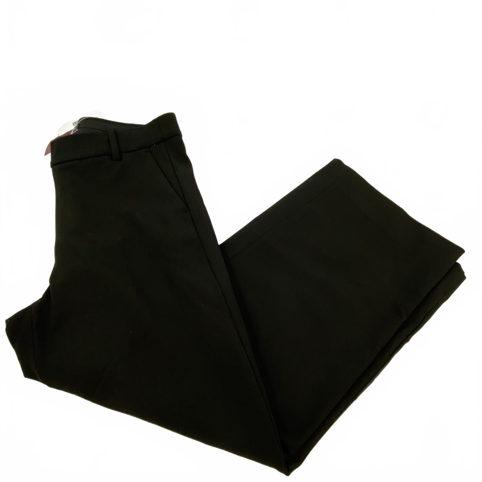 J. Crew Black Wide Leg Crop Trouser