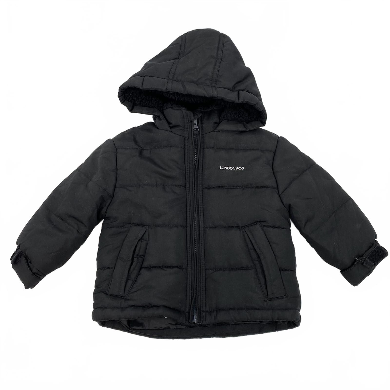 London Fog Black Puffer Coat Kids 24M Regular