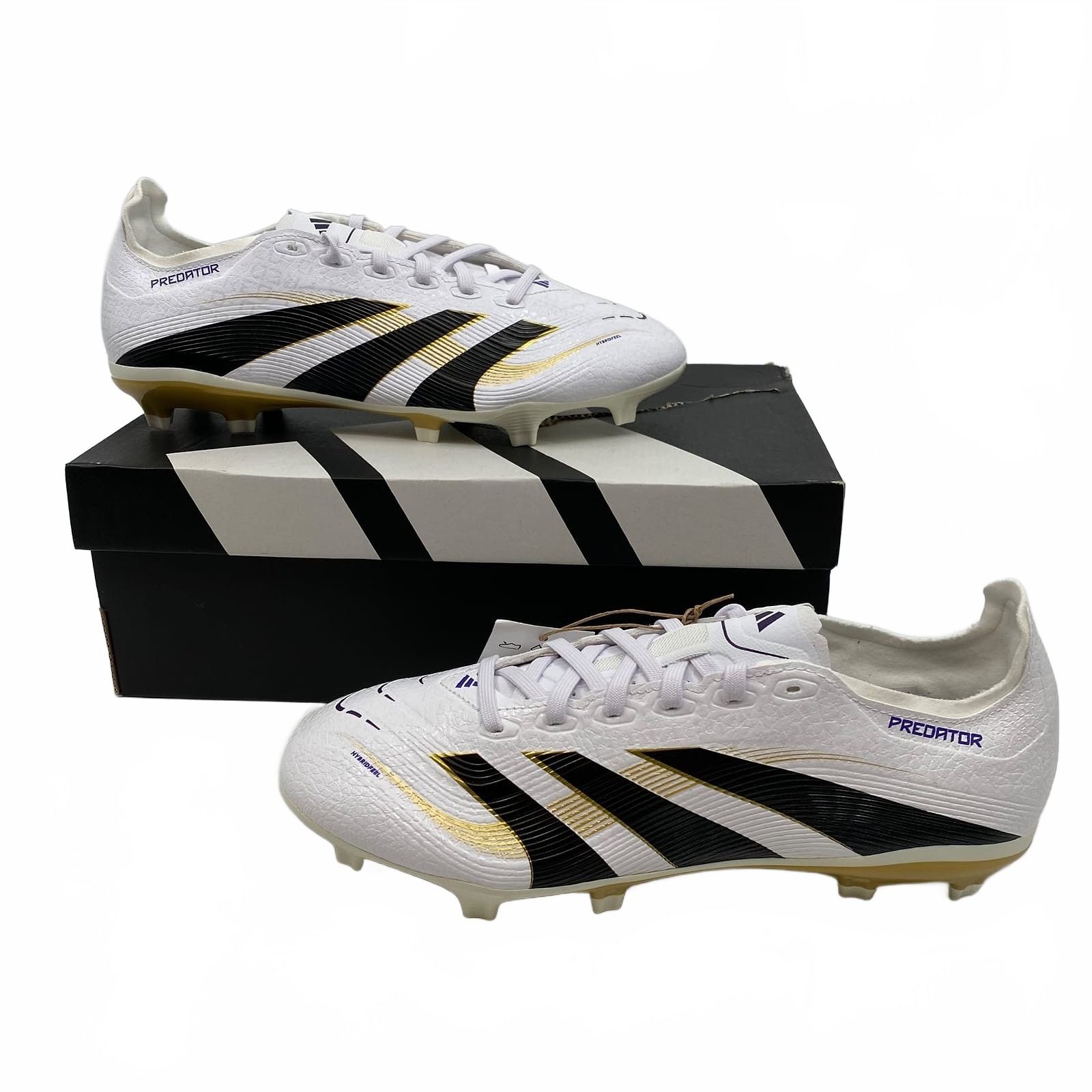 adidas Predator League Cleats White & Black