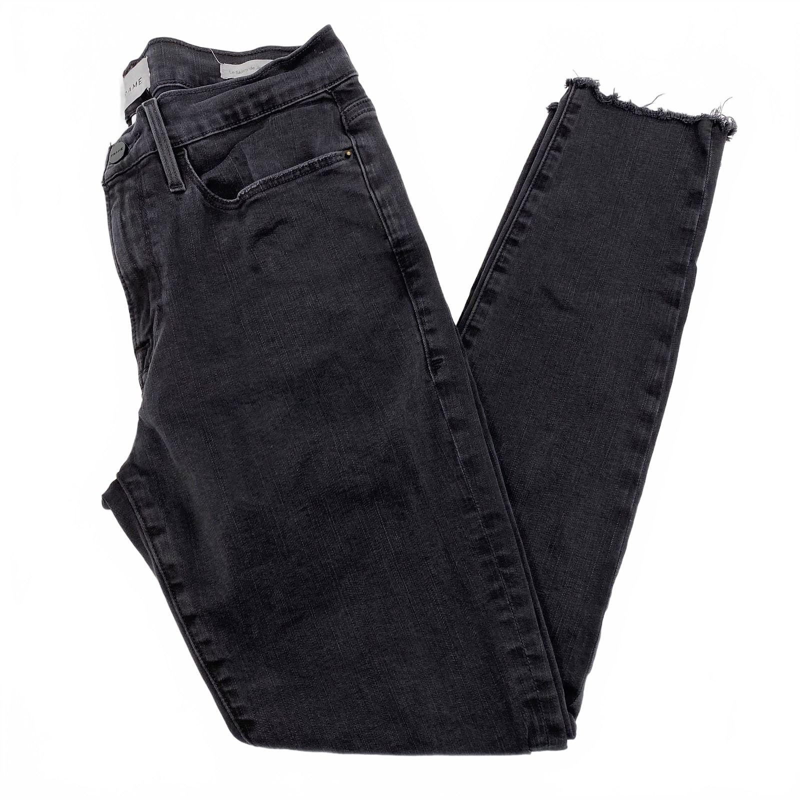 Frame Black Skinny Jeans