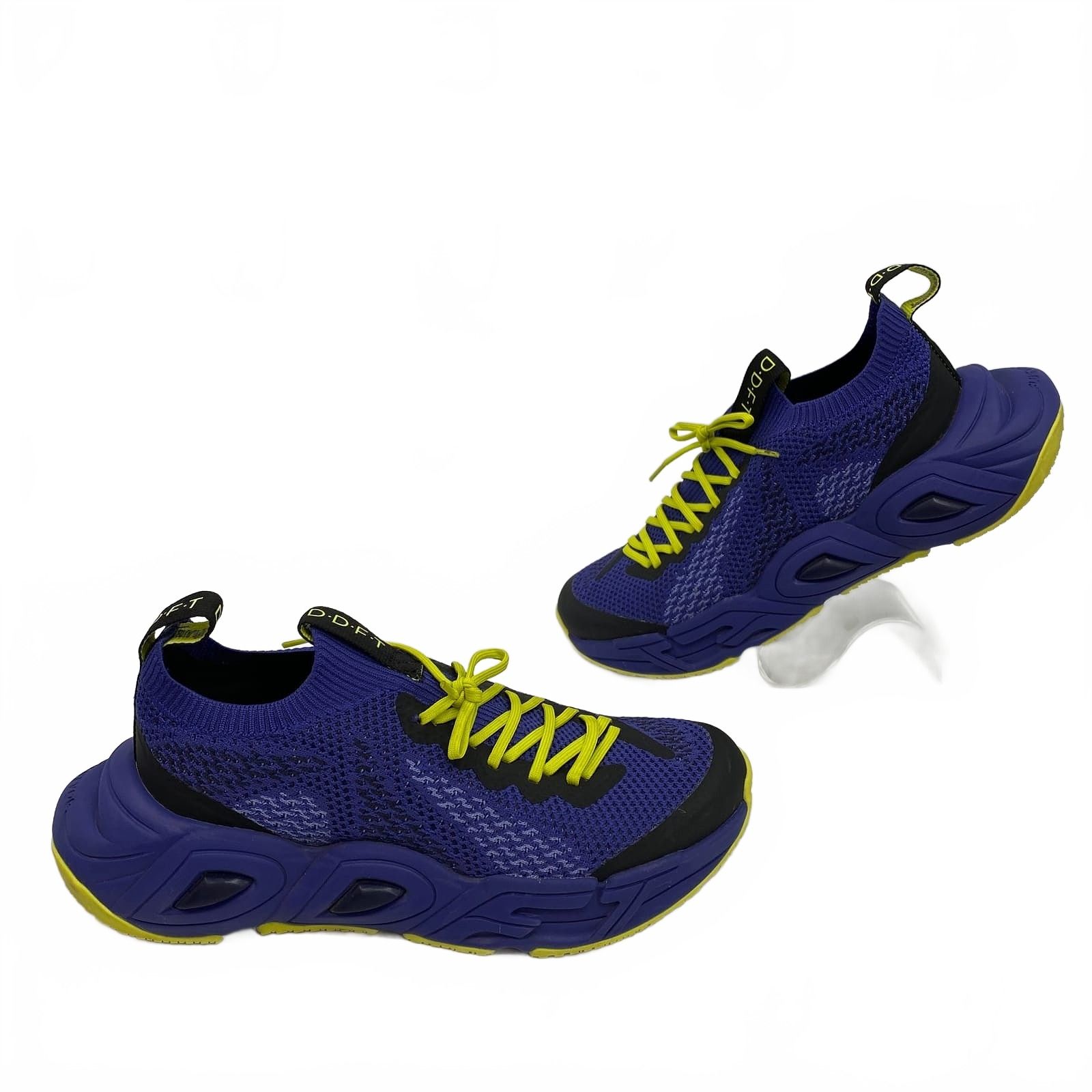 John Fluevog Blue Green Sneakers Lace-Up