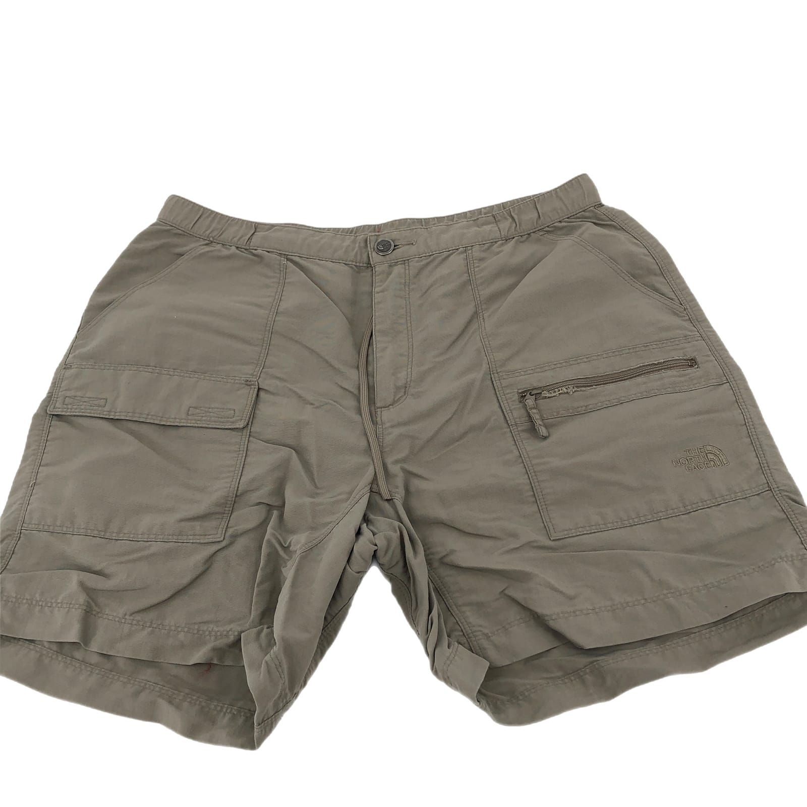 The North Face Green High-Rise Cargo Shorts