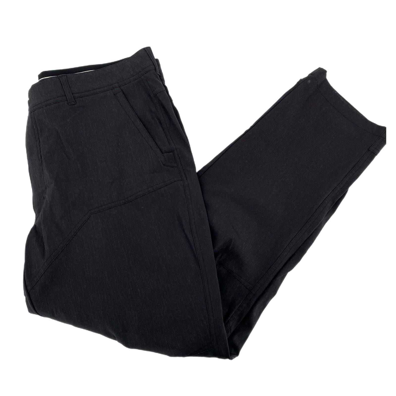 Hi-Tec Black High-Rise Nylon Cargo Pants
