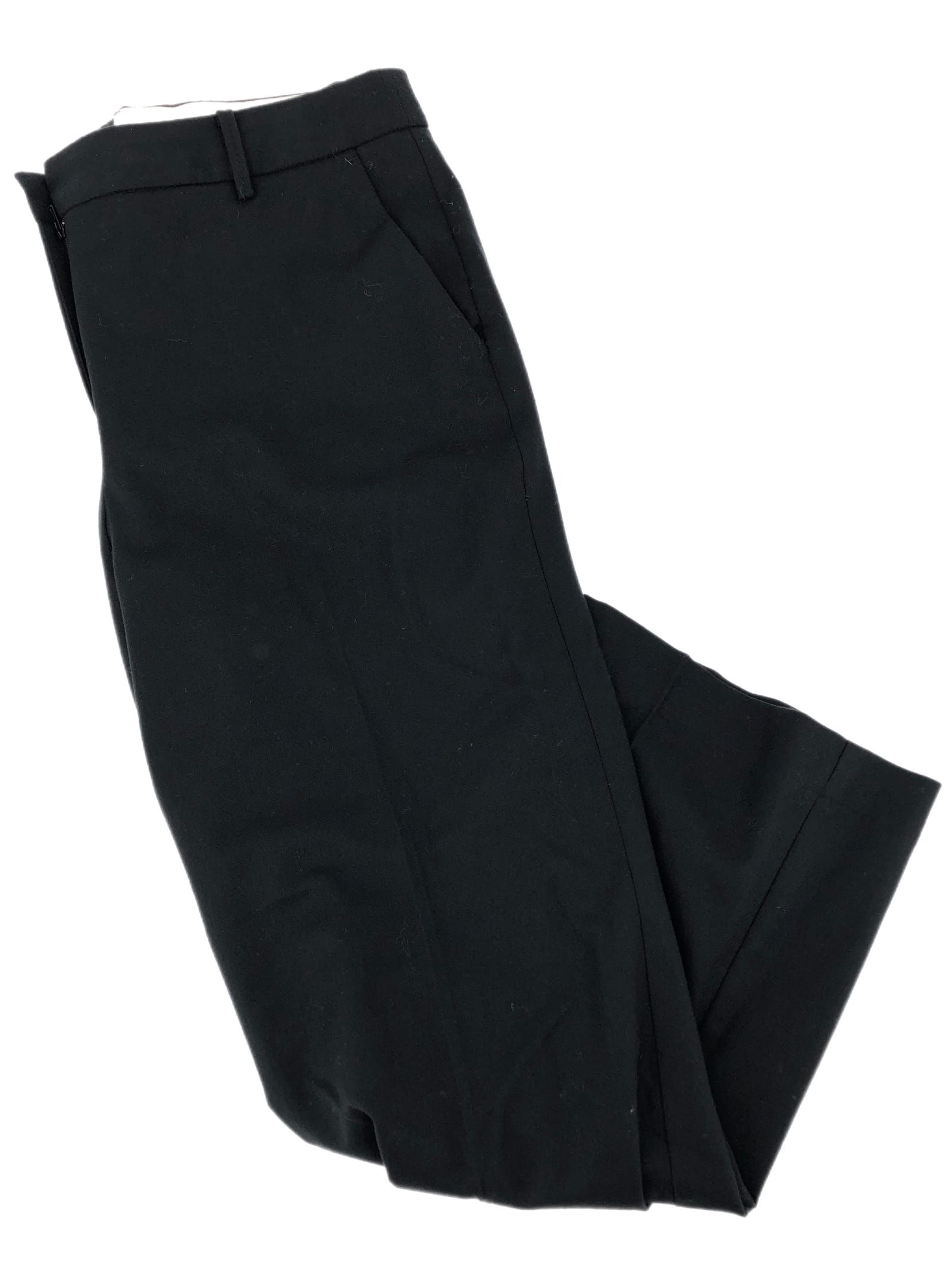 Windsor Black High-Rise Straight Leg Dress Pants