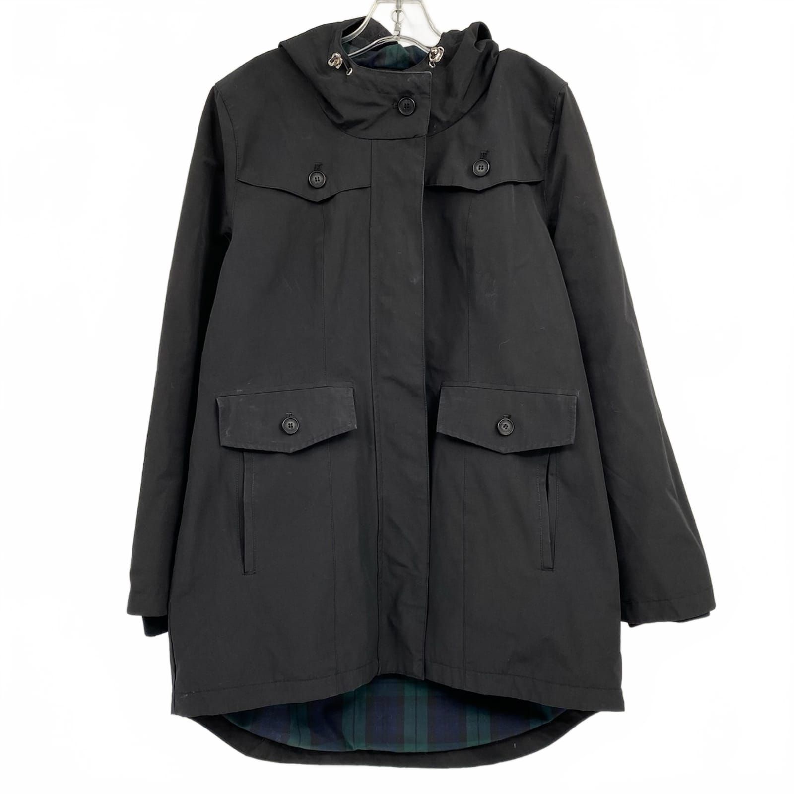 Pendleton Black Cotton-Blend Flannel-Lined Jacket