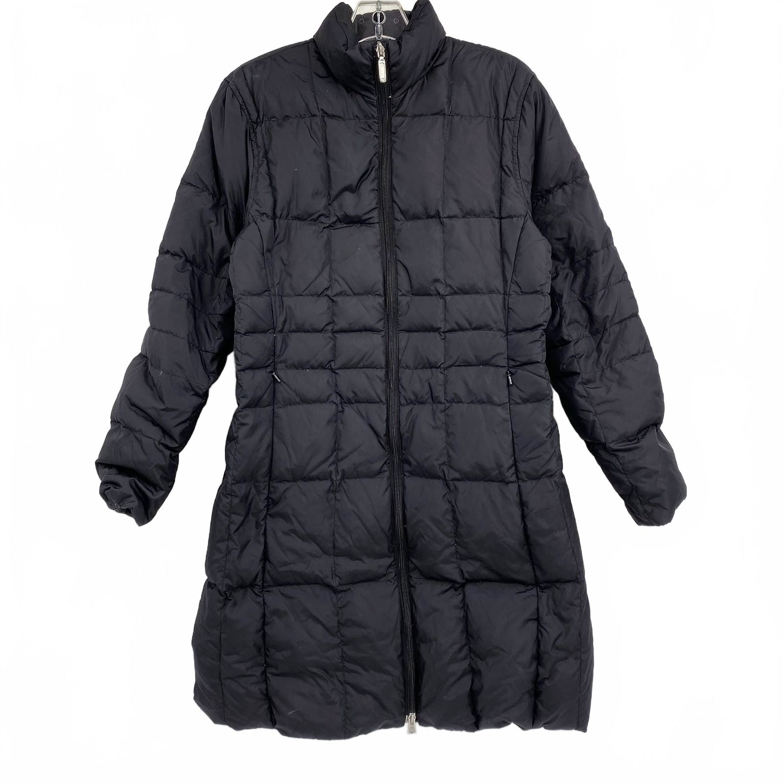 Lands’ End Black Down Puffer Coat