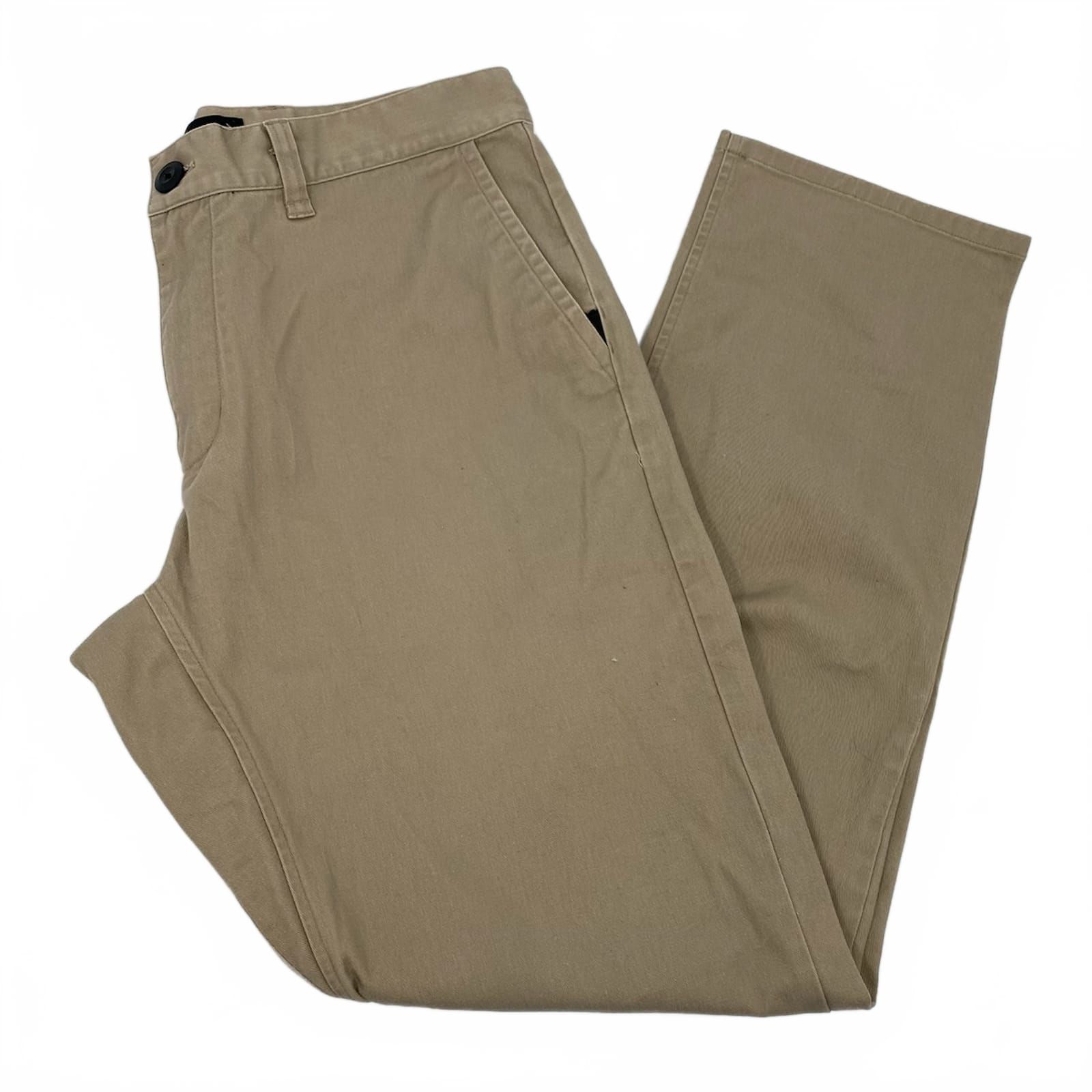 Nike Tan Cotton Khakis Straight Leg