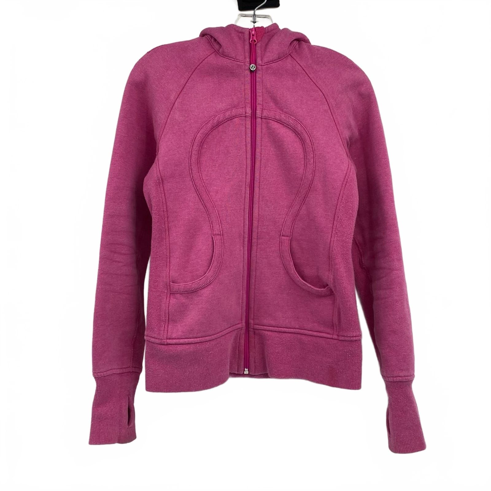 Lululemon Pink Sparkly Full Zip Sweatshirt