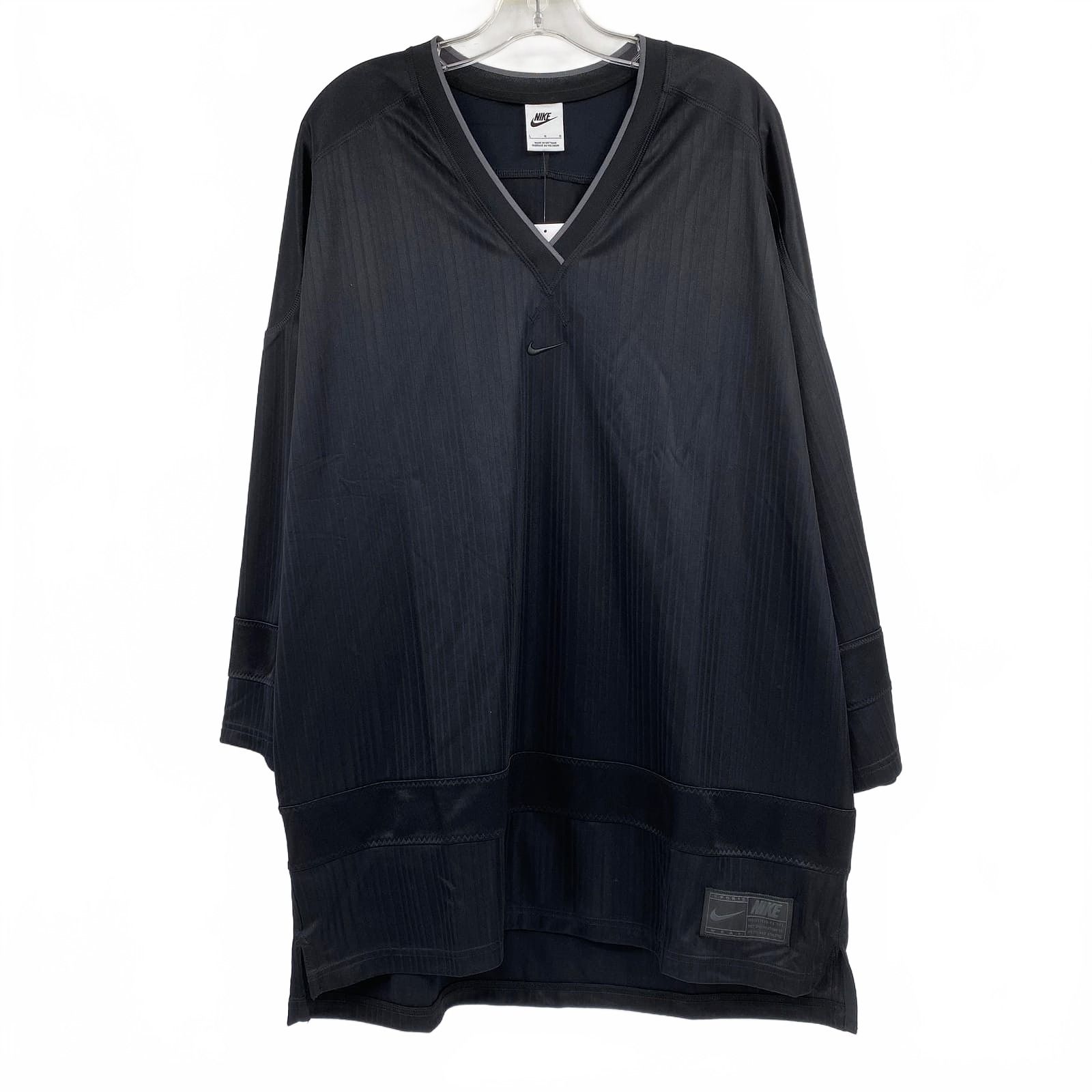Nike Black Jersey Top Oversized