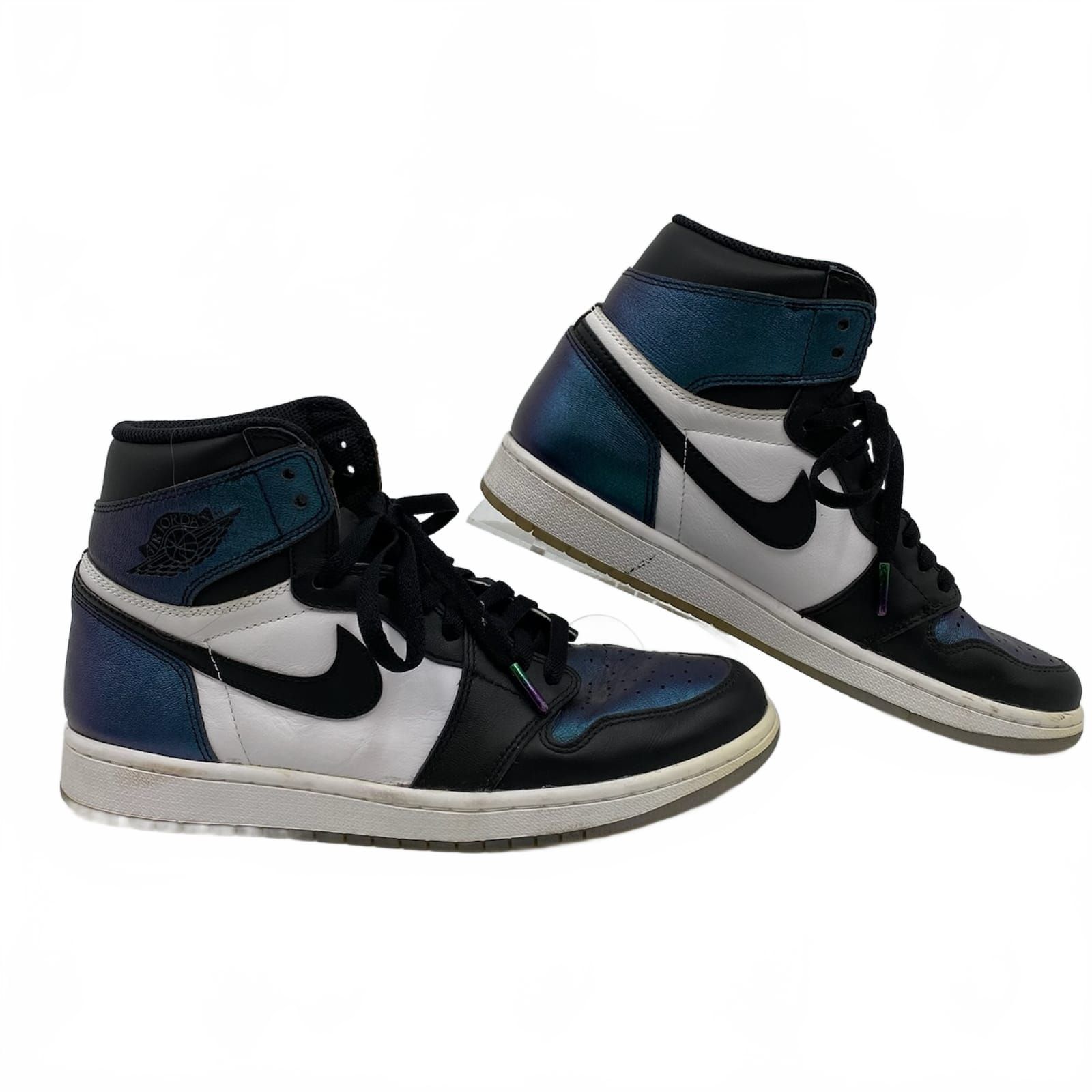 Nike Black Blue High Top Jordan Chameleon Sneakers
