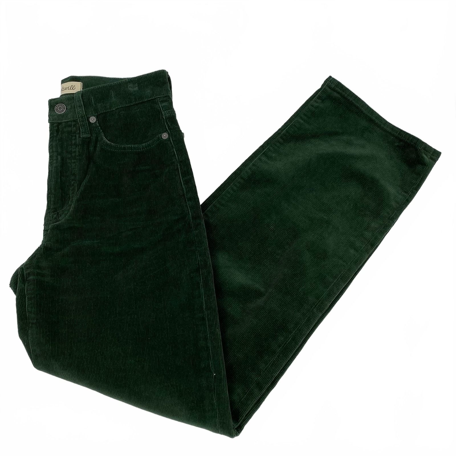 Madewell Green Wide Leg Pants