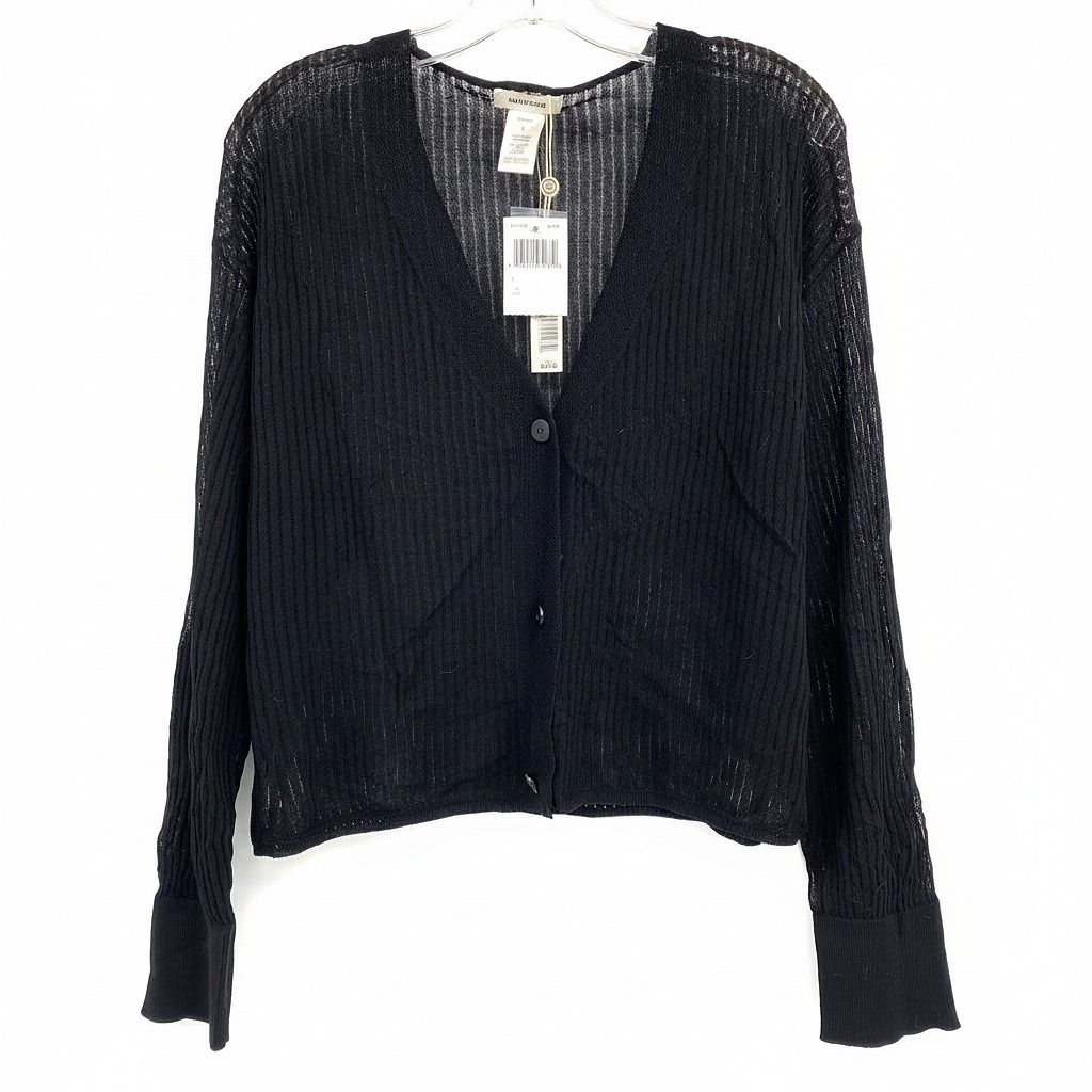 Max Studio Black Light Knit Cardigan