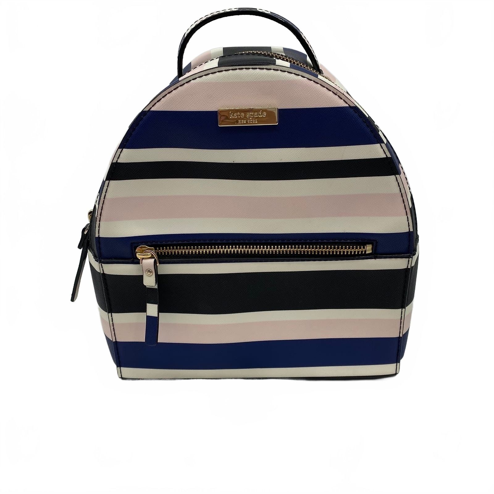 Kate Spade Laurel Way Backpack White Faux Leather
