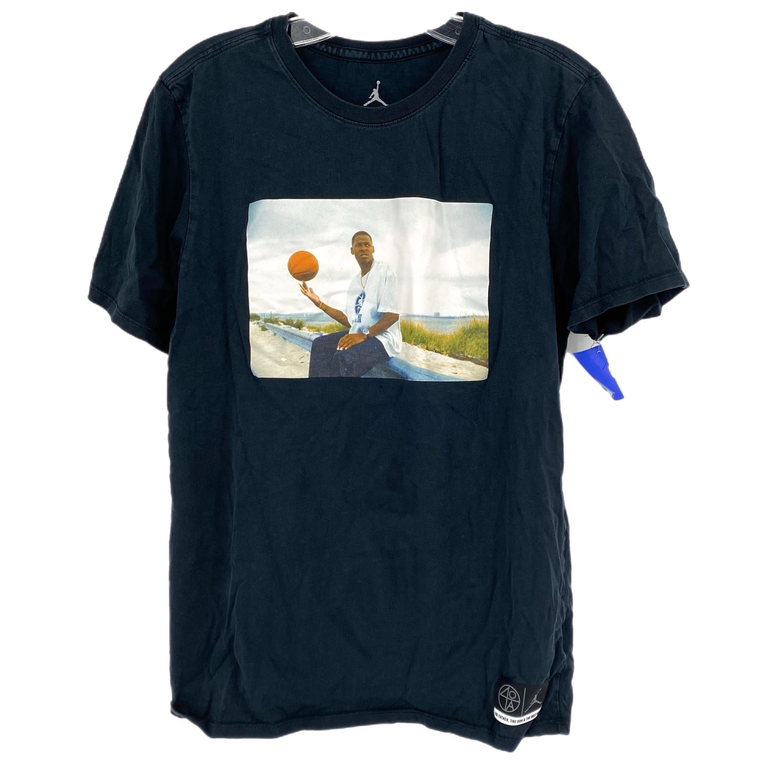 Nike Black Short Sleeve Basic Graphic Tee Shirt