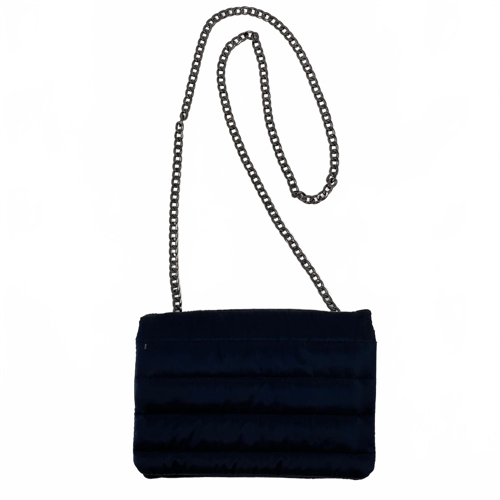 Think Rolyn Navy Blue Puffer Crossbody Bag