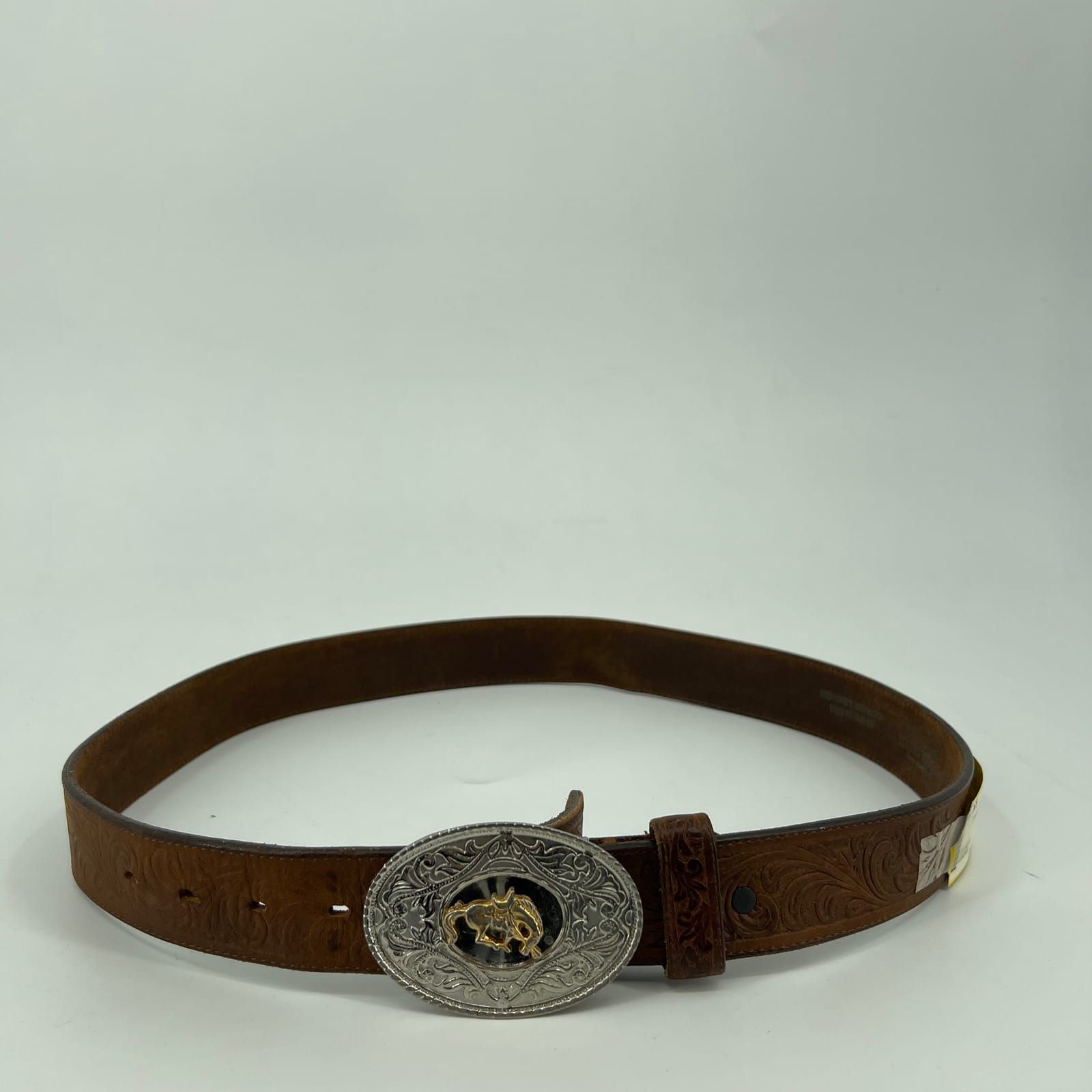 Silver Creek Brown Leather Belt