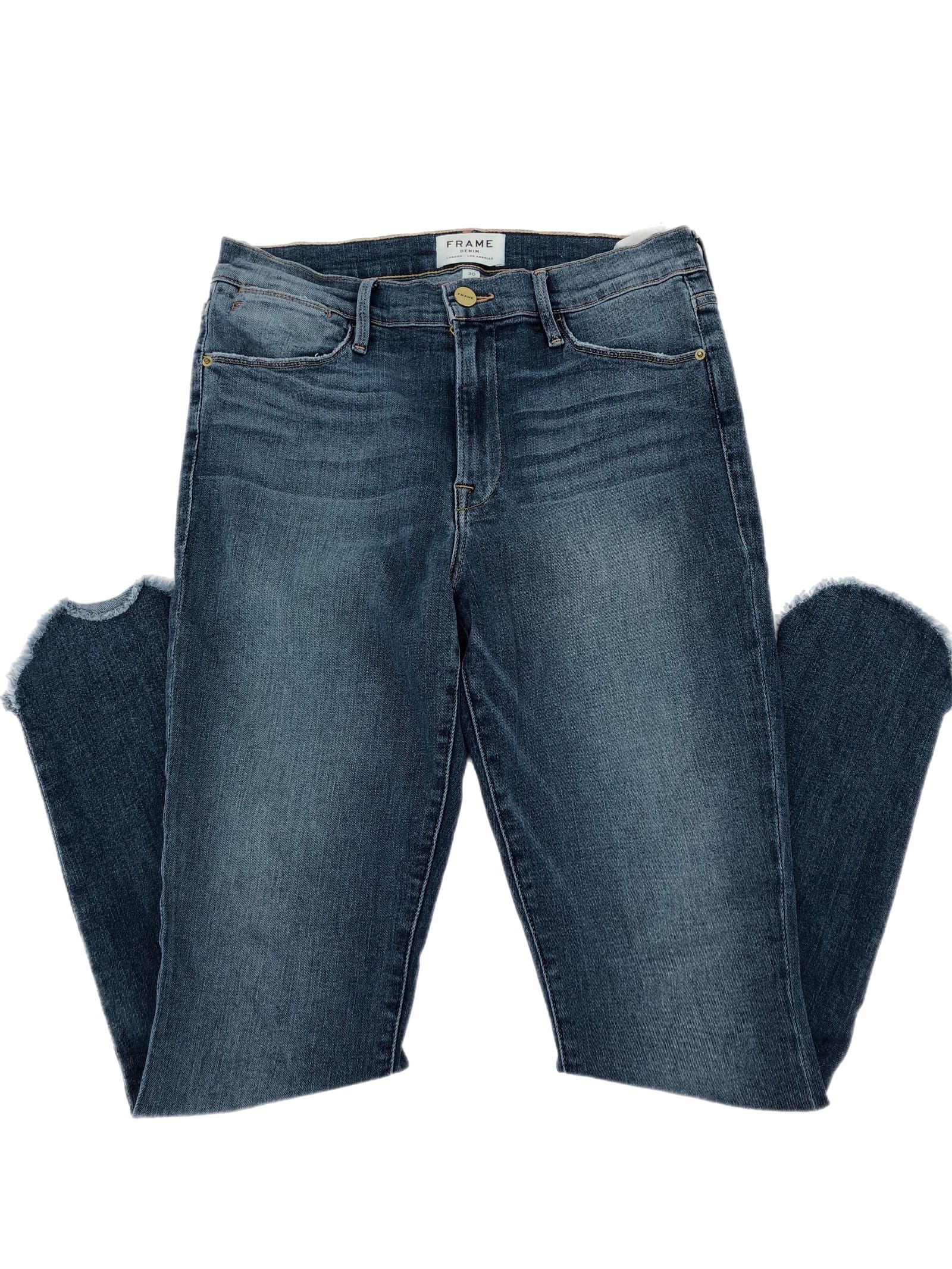 Frame Denim Blue Skinny Jeans