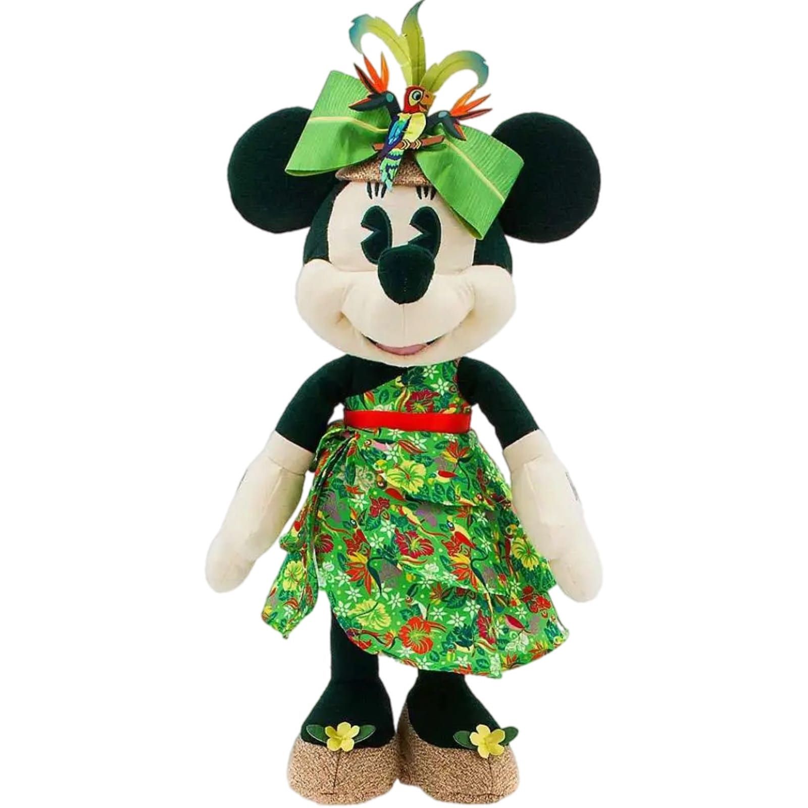 Disney The Main Attraction Minnie Mouse Enchanted Tiki Room 5/12 Plush 16”