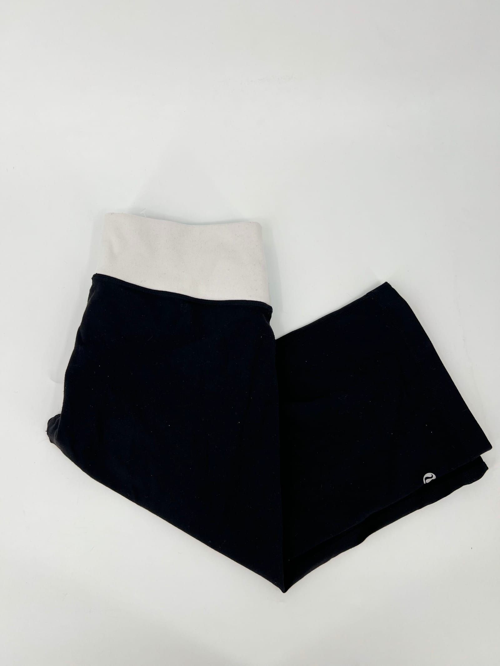 lululemon athletica Black White Capri Leggings