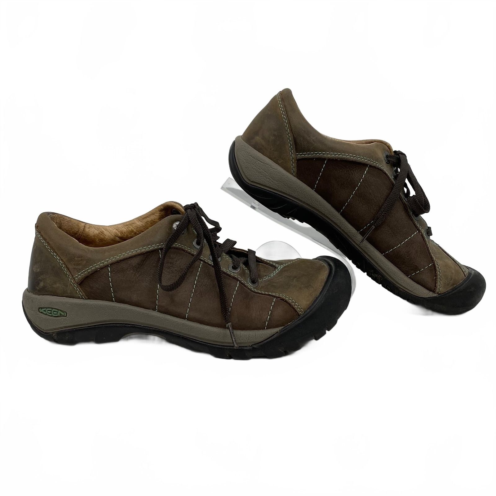 Keen Brown Leather Sneakers