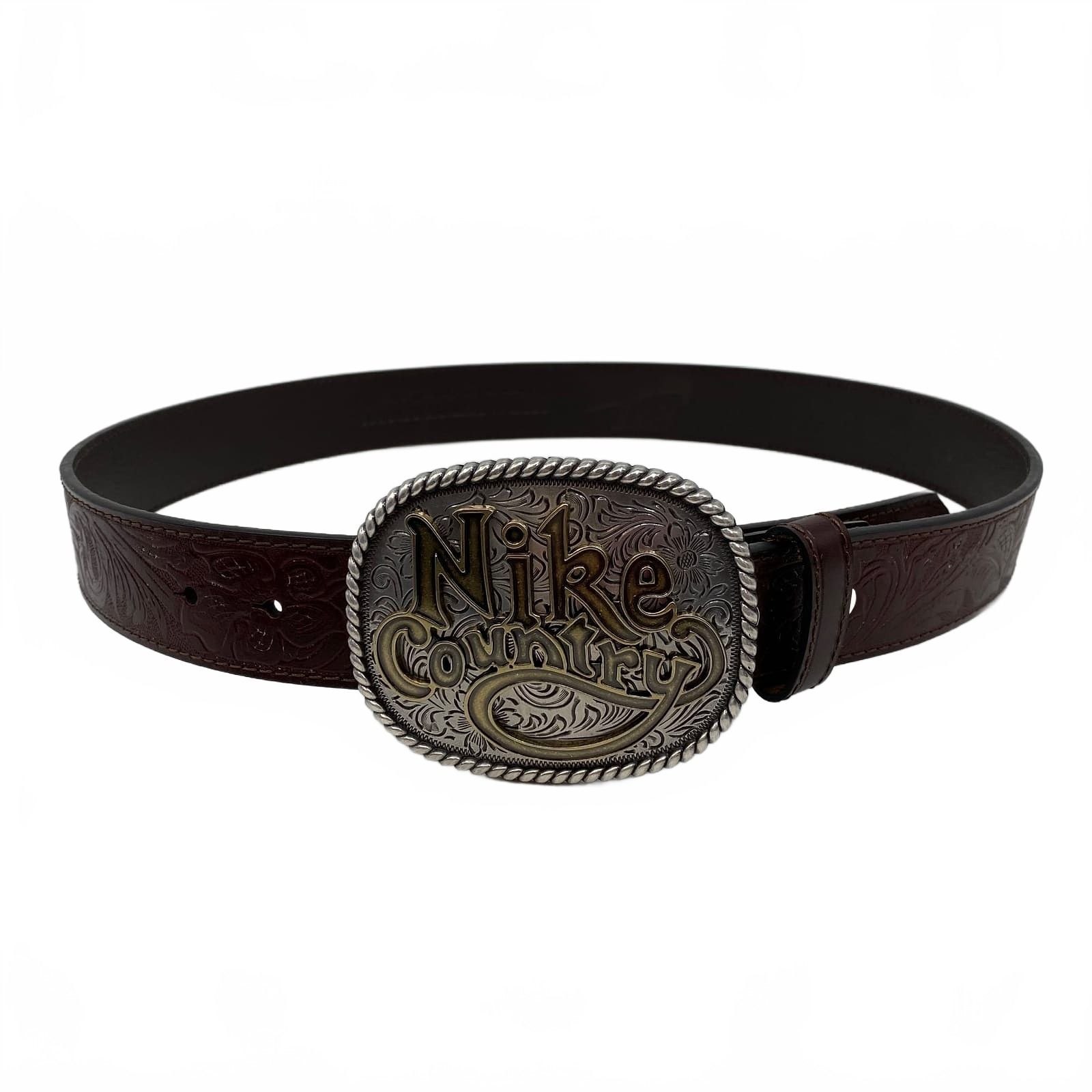 Nike Brown Leather Belt