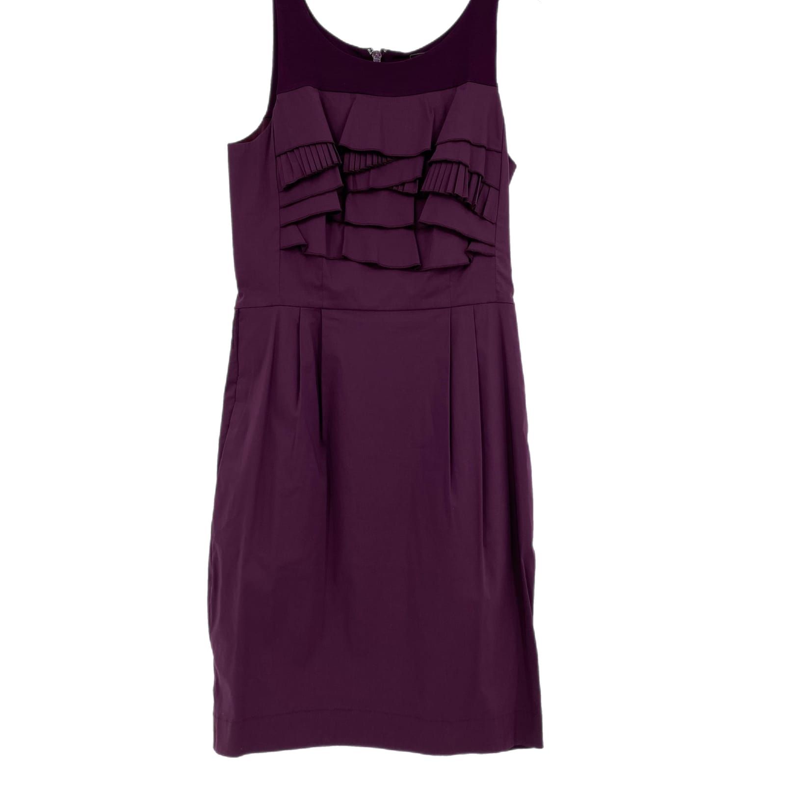 BCBGMaxAzria Purple Sleeveless Mini Dress