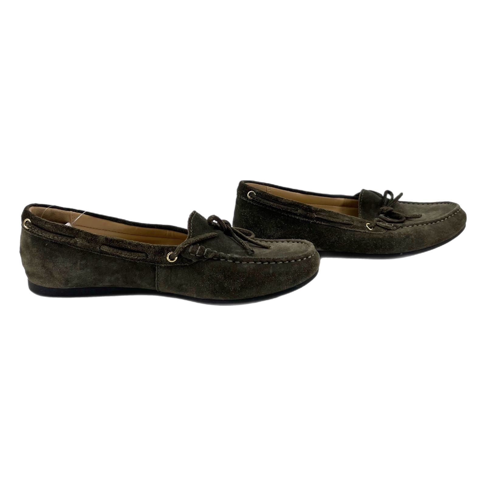 Michael Kors Gray Suede Moccasins