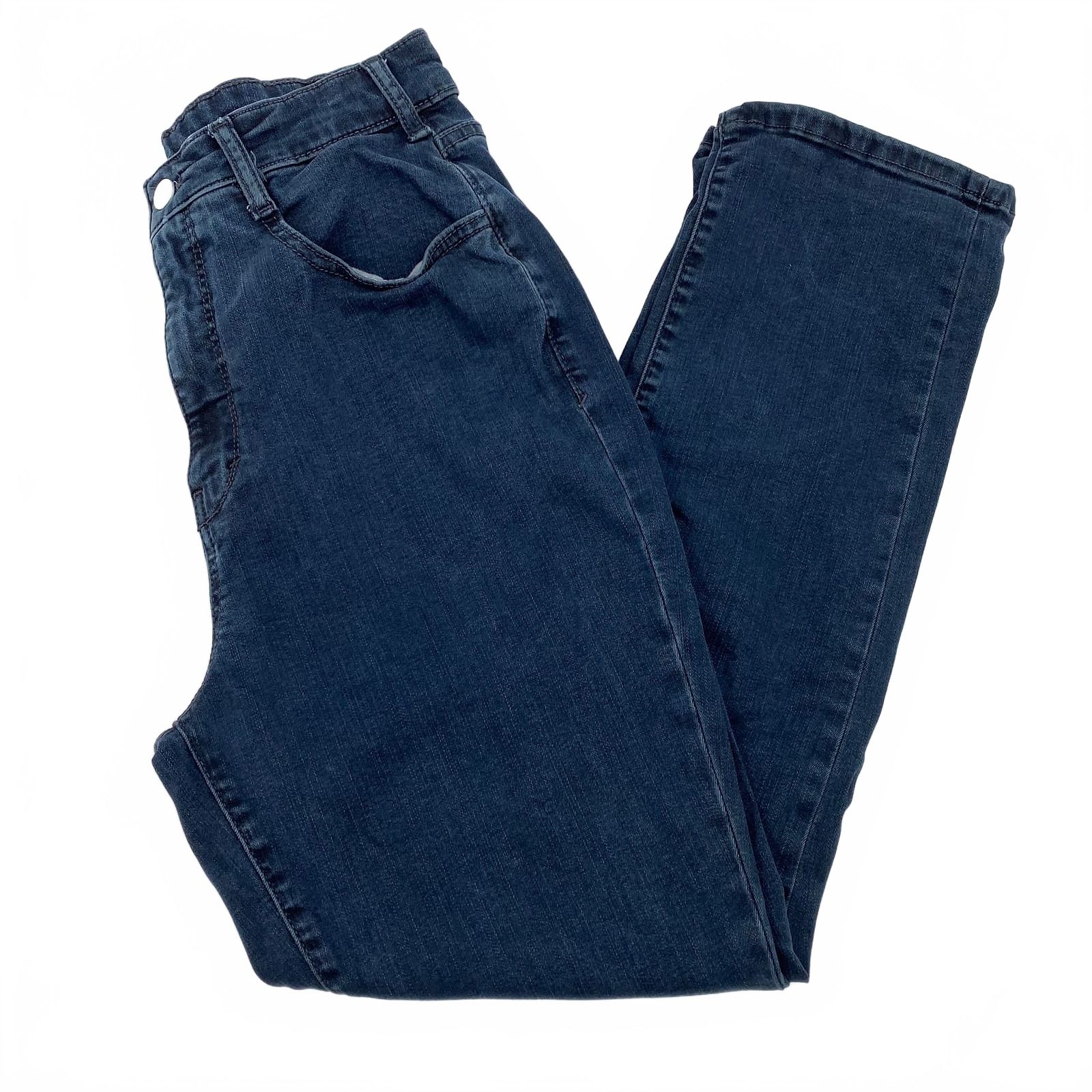 Pilcro Dark Blue Straight Leg Jeans