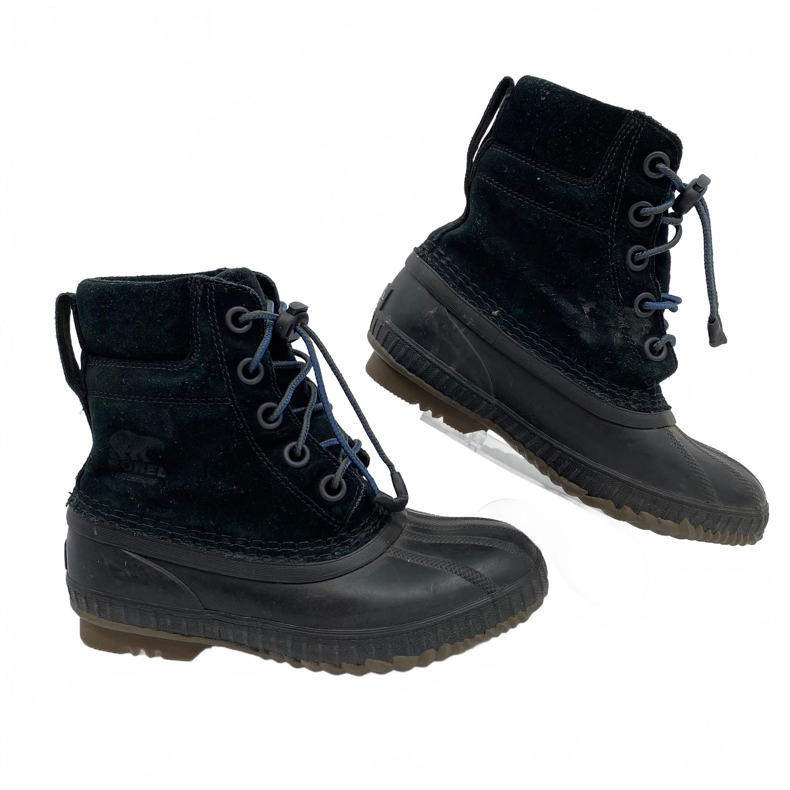 Sorel Black Lace-Up Winter Boots