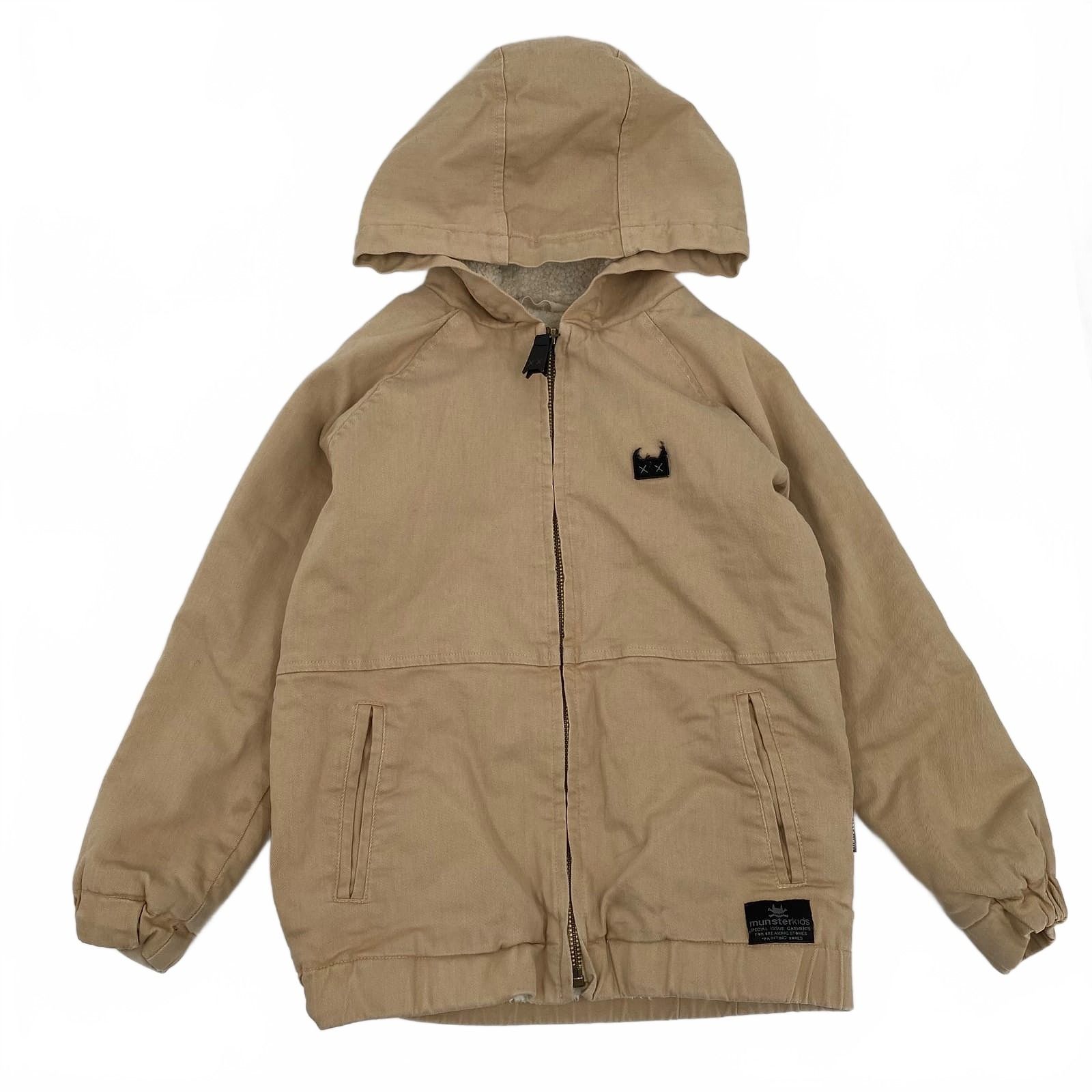 Munster Tan Zip-Up Utility Jacket